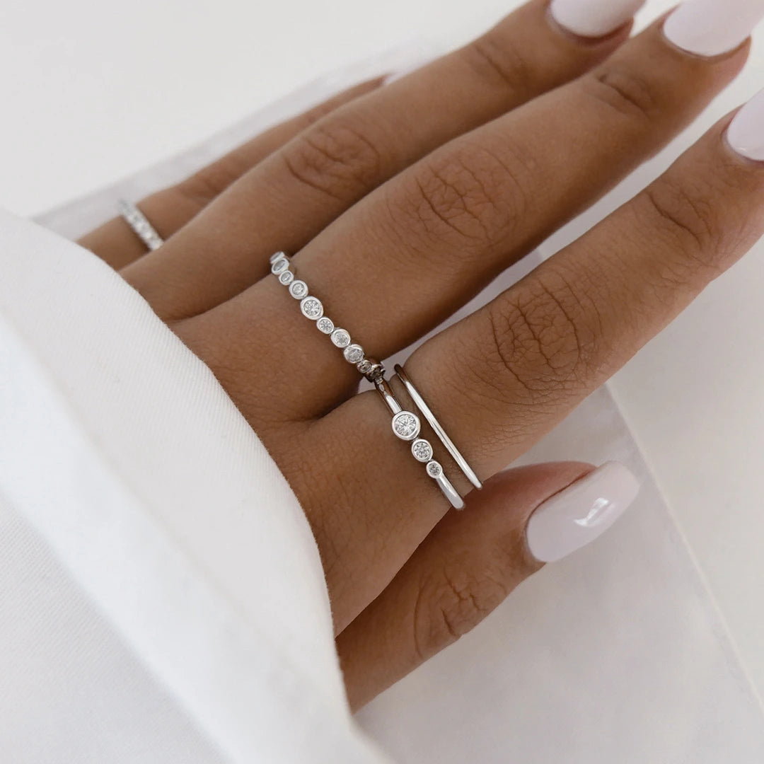 Sonny Halo Ring Silver