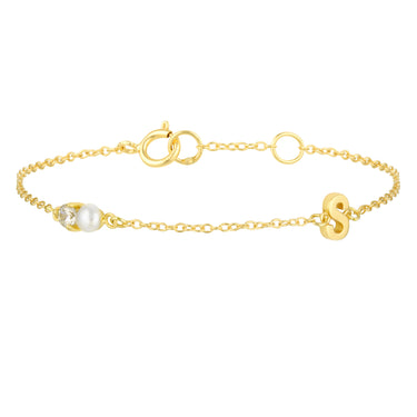 Custom 2 Charm Bracelet Gold