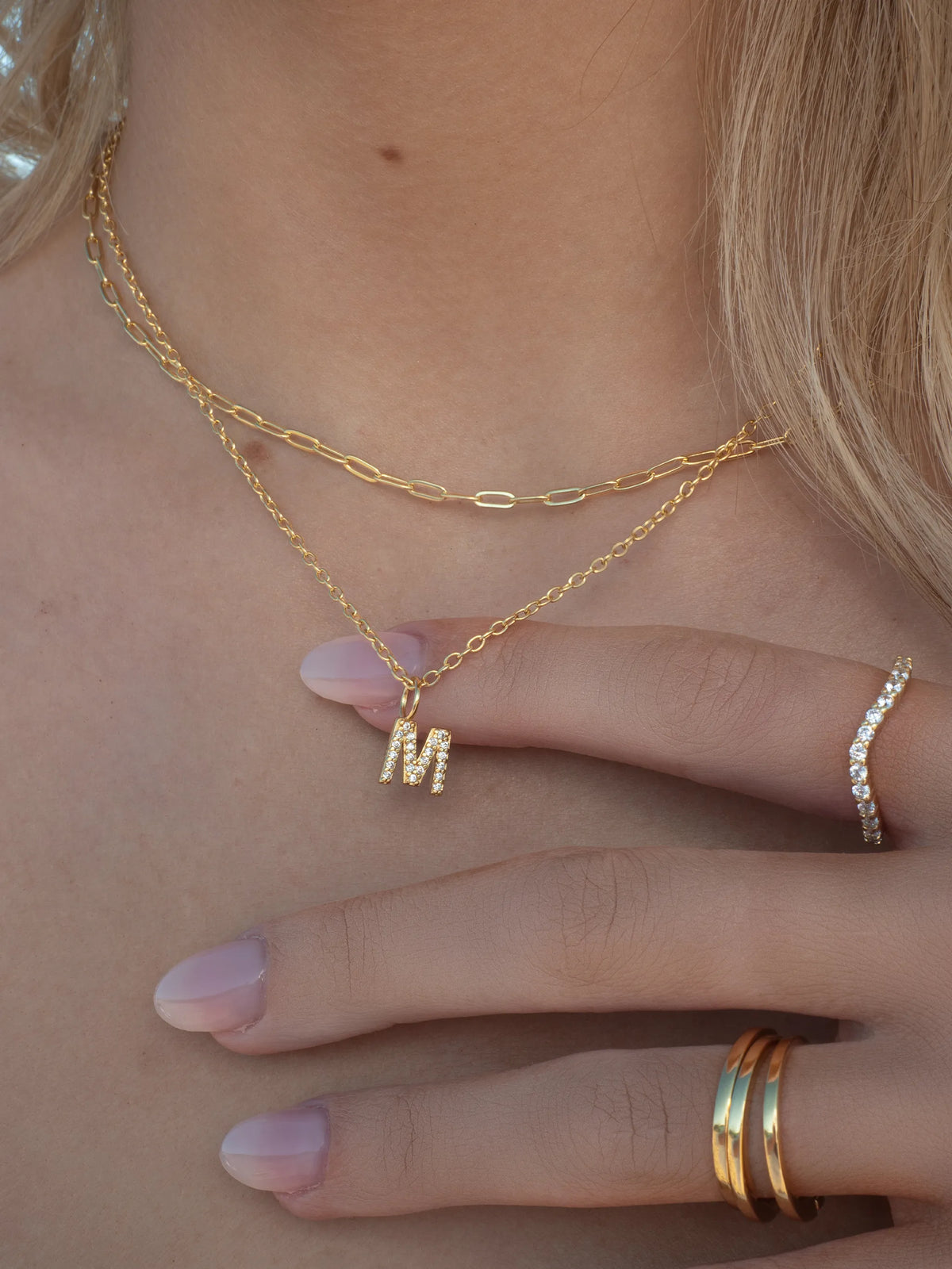 A-Z Switch Letter Necklaces