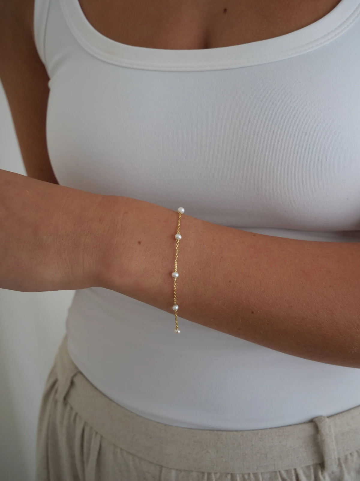 Asteria Pearl Bracelet