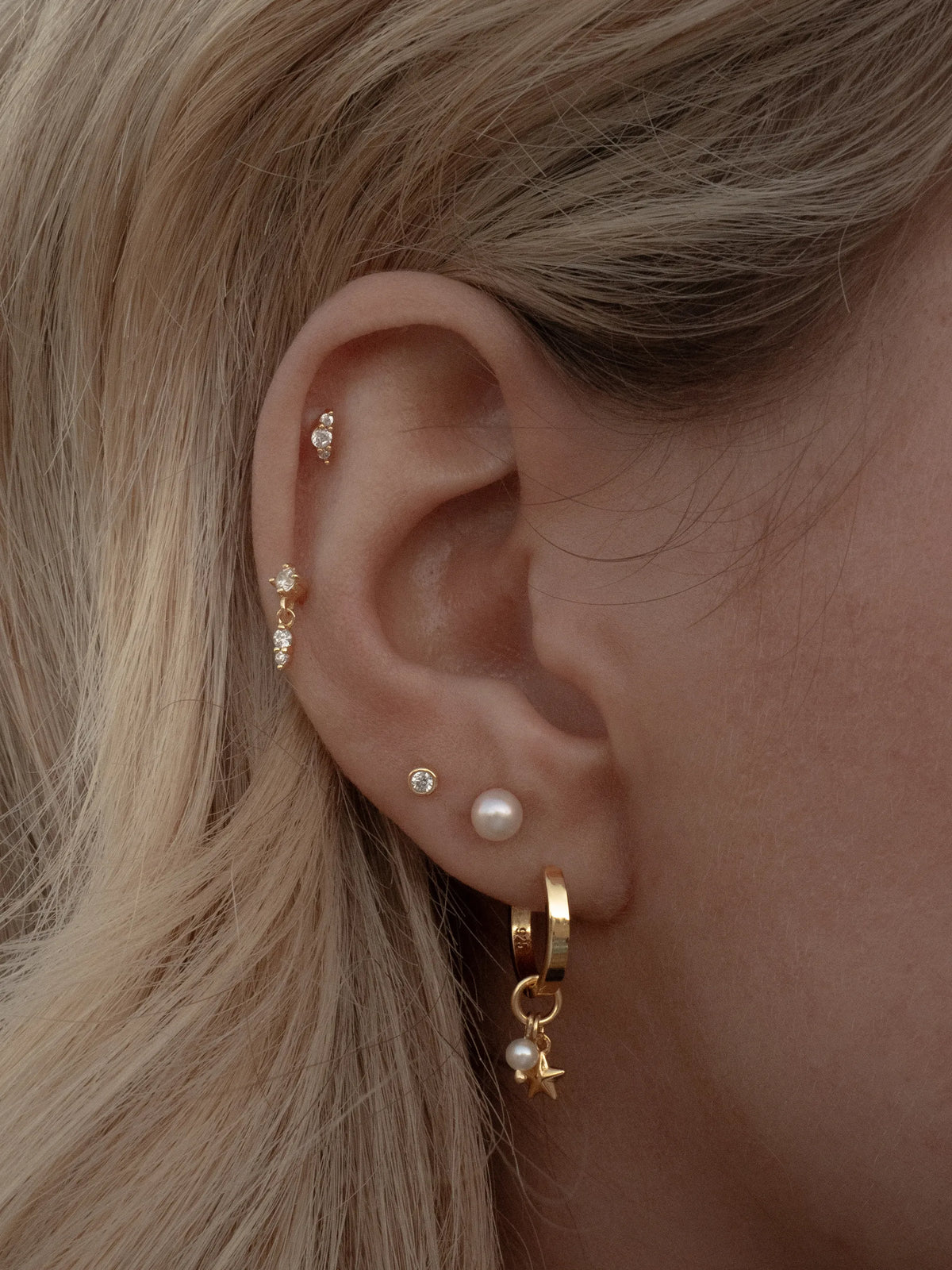 Asteria Hoop Earrings