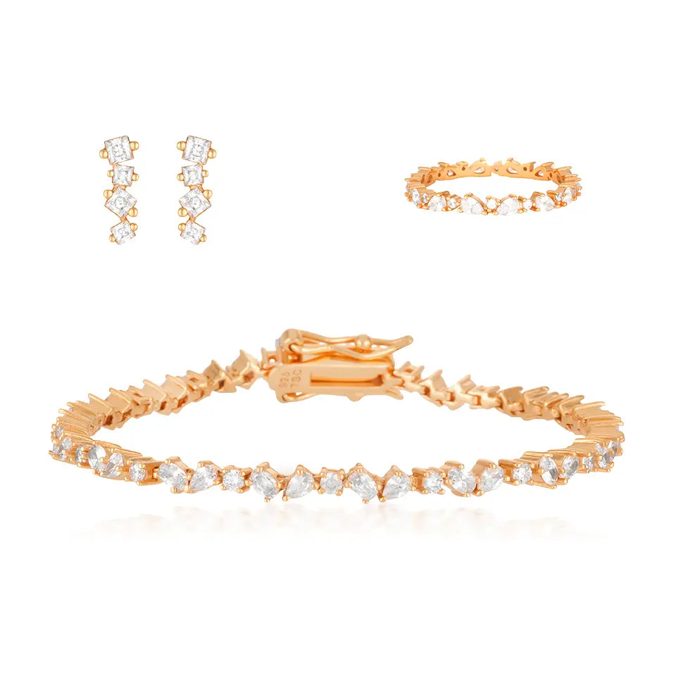 Chelsea Tennis Set Rose Gold