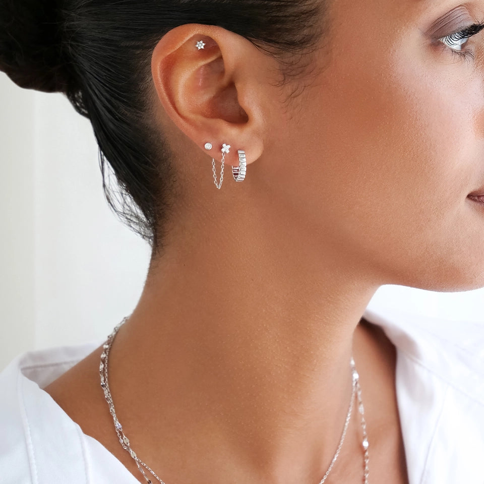 Emilia Flatback Earrings