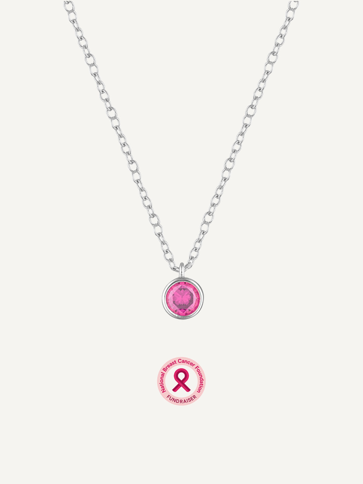 Fuchsia Necklace Silver-thumbmail-1