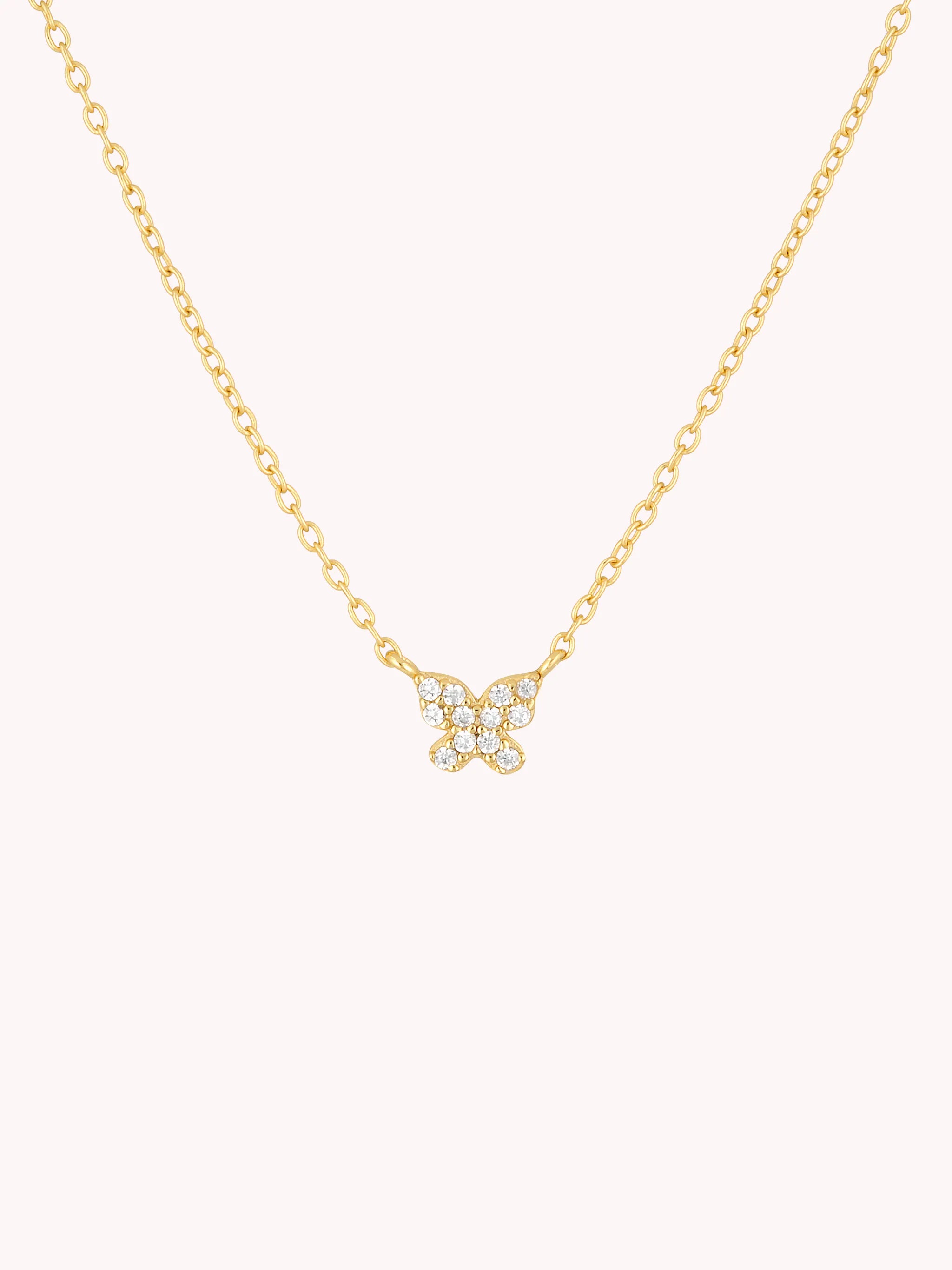 Children's Butterfly Necklace-zoom-13