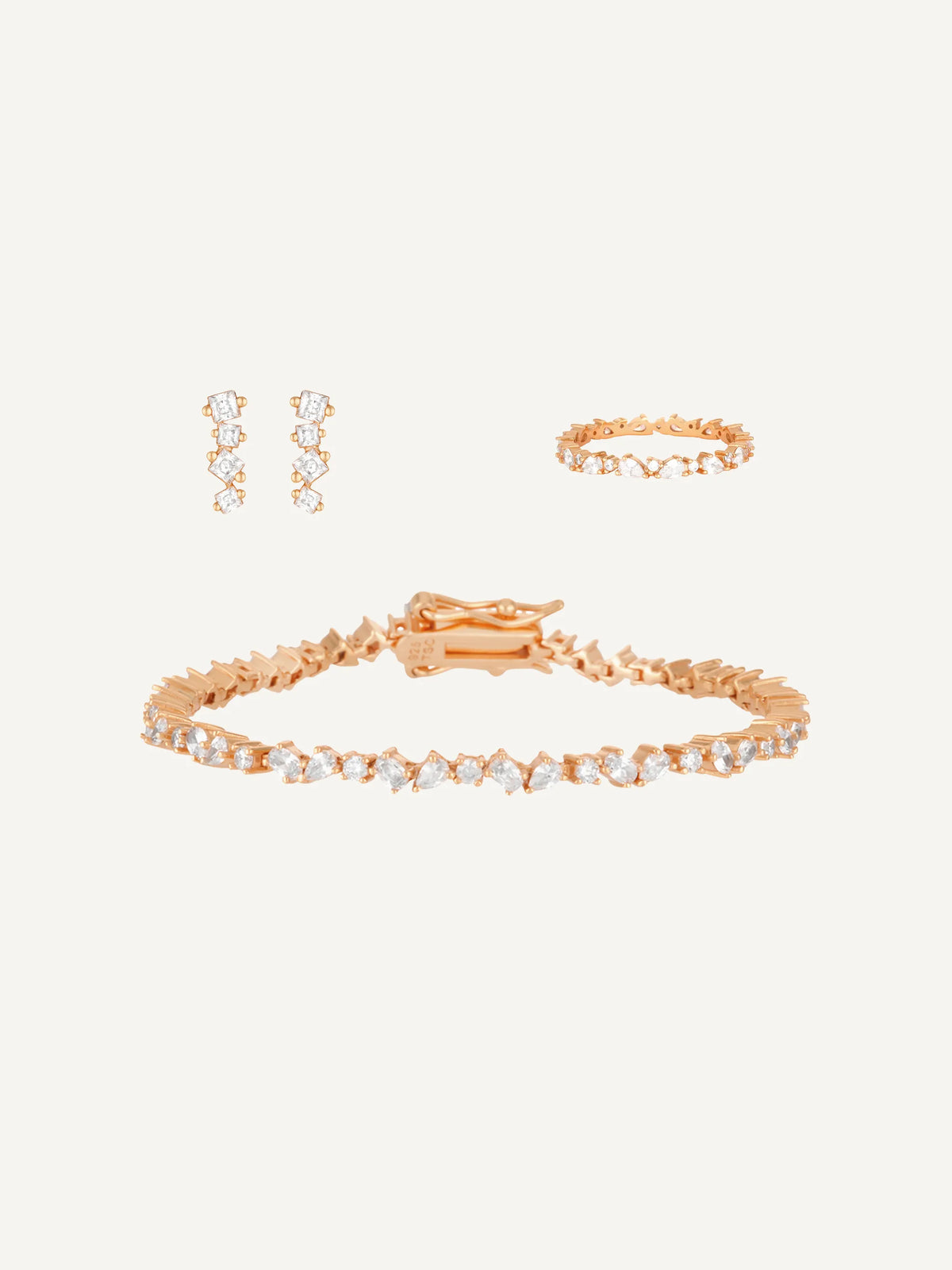 Chelsea Tennis Set Rose Gold
