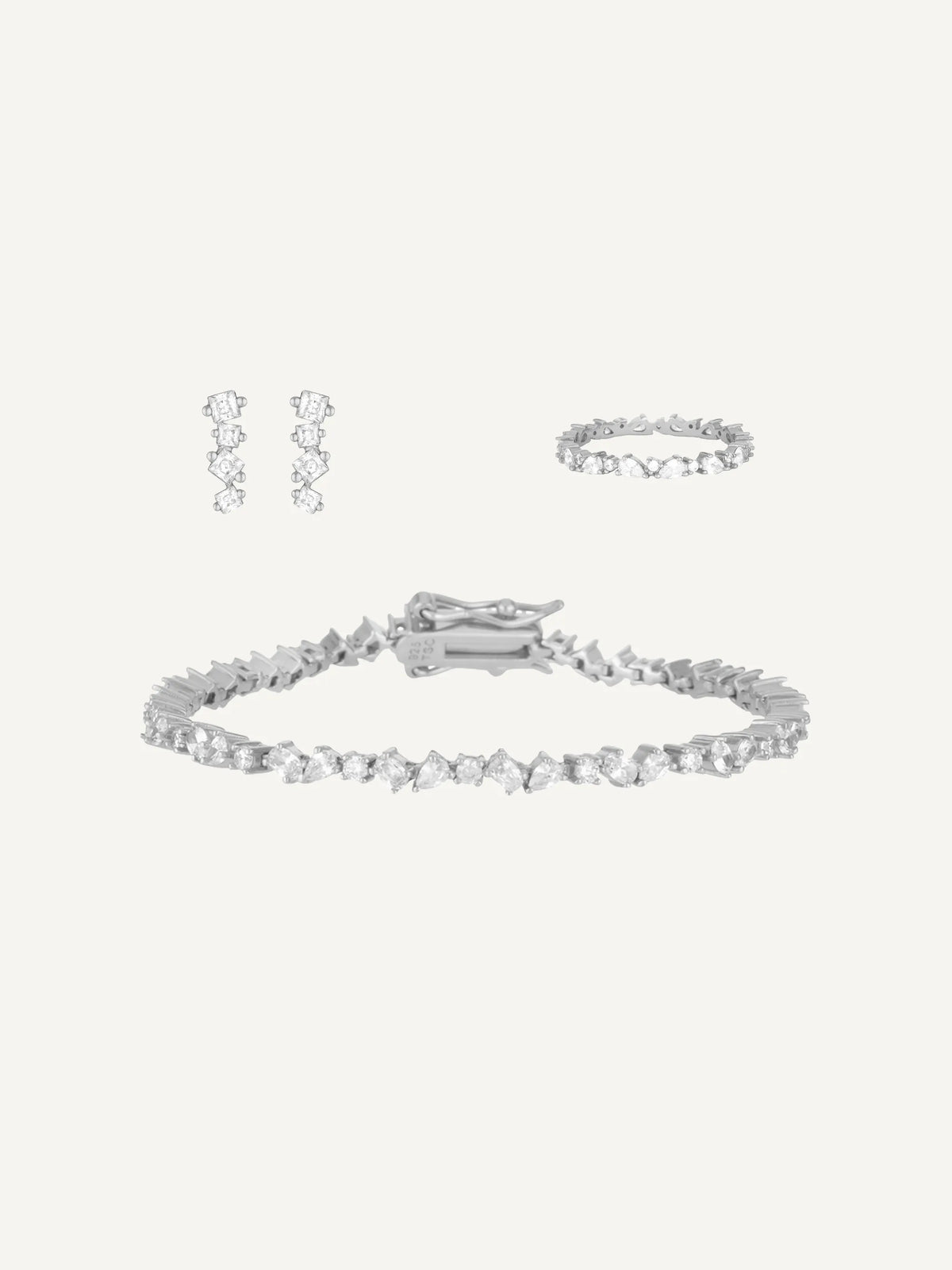 Chelsea Tennis Set Silver