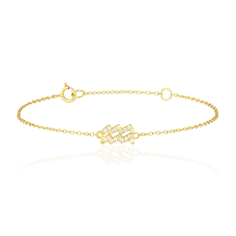 Aquarius Charm Bracelet-zoom-2