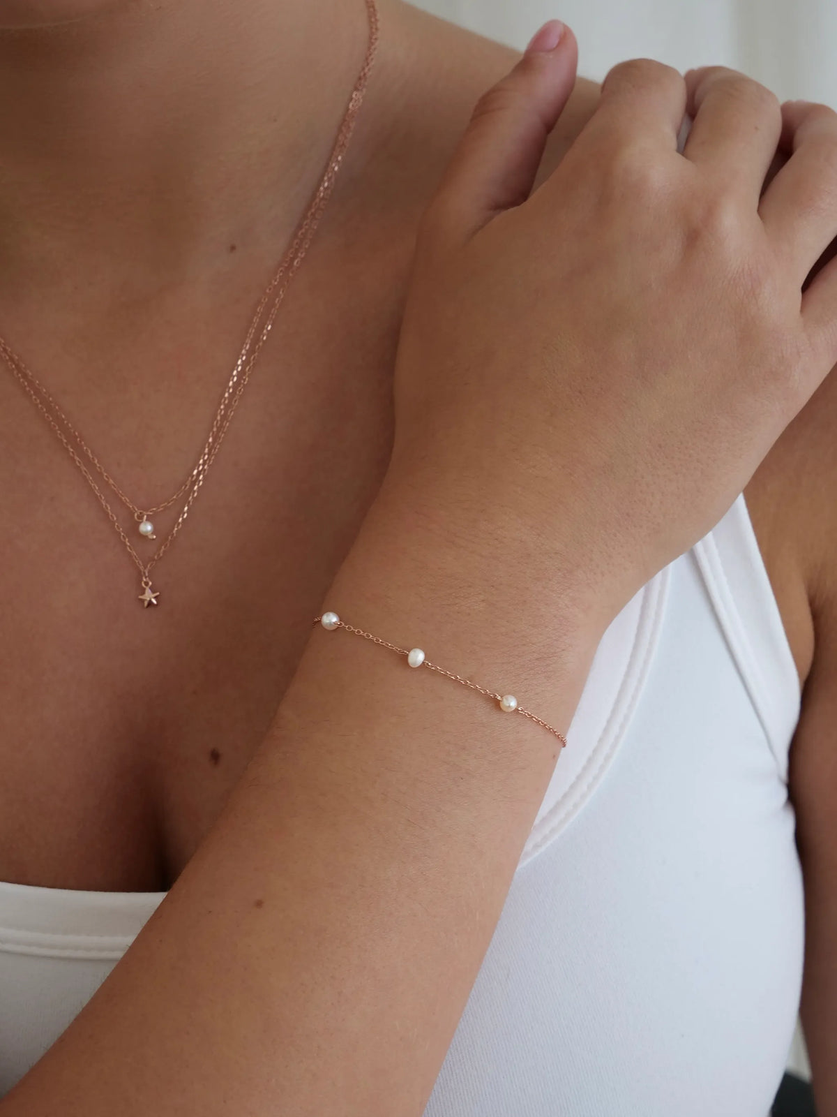 Asteria Pearl Bracelet