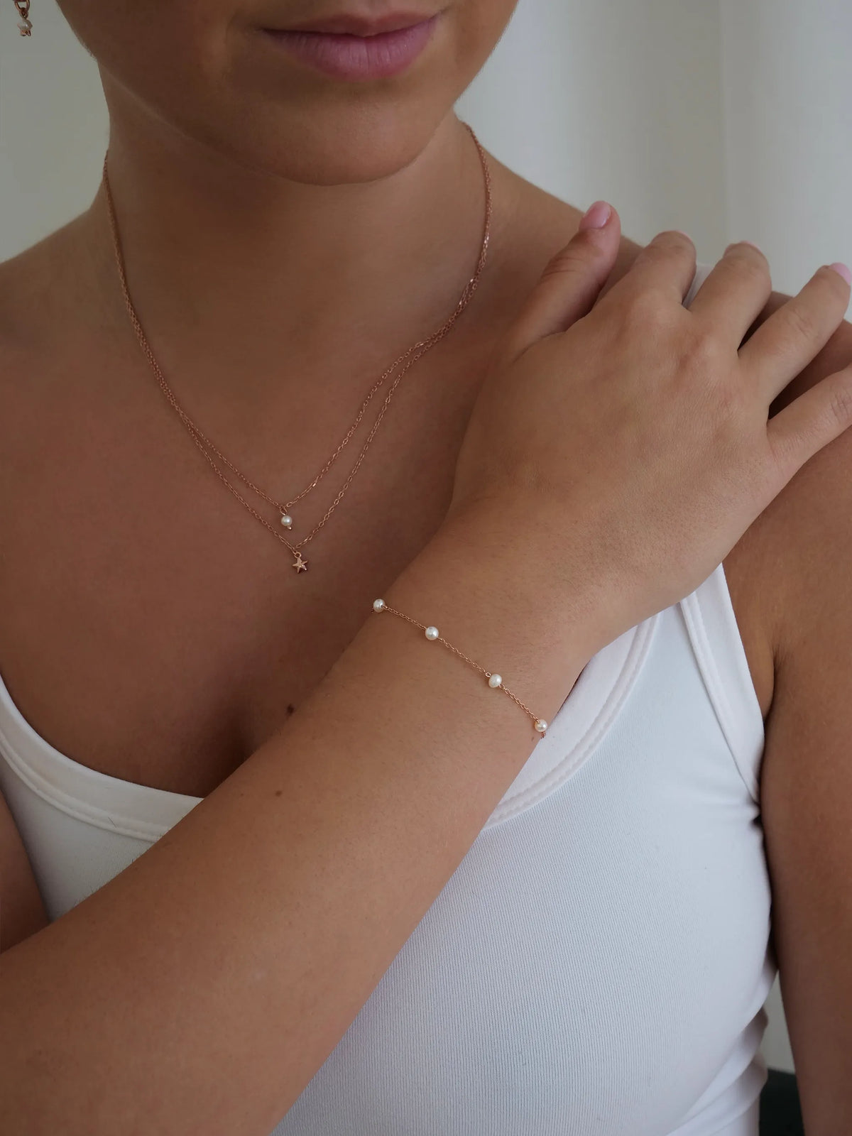 Asteria Pearl Bracelet