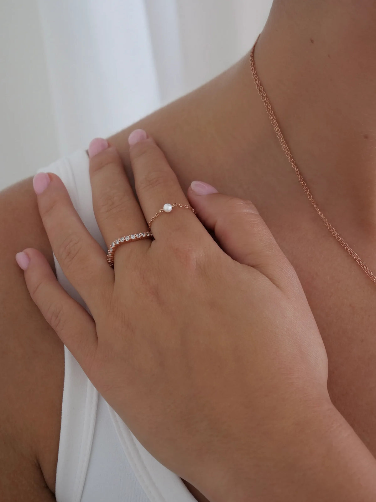 Asteria Pearl Ring