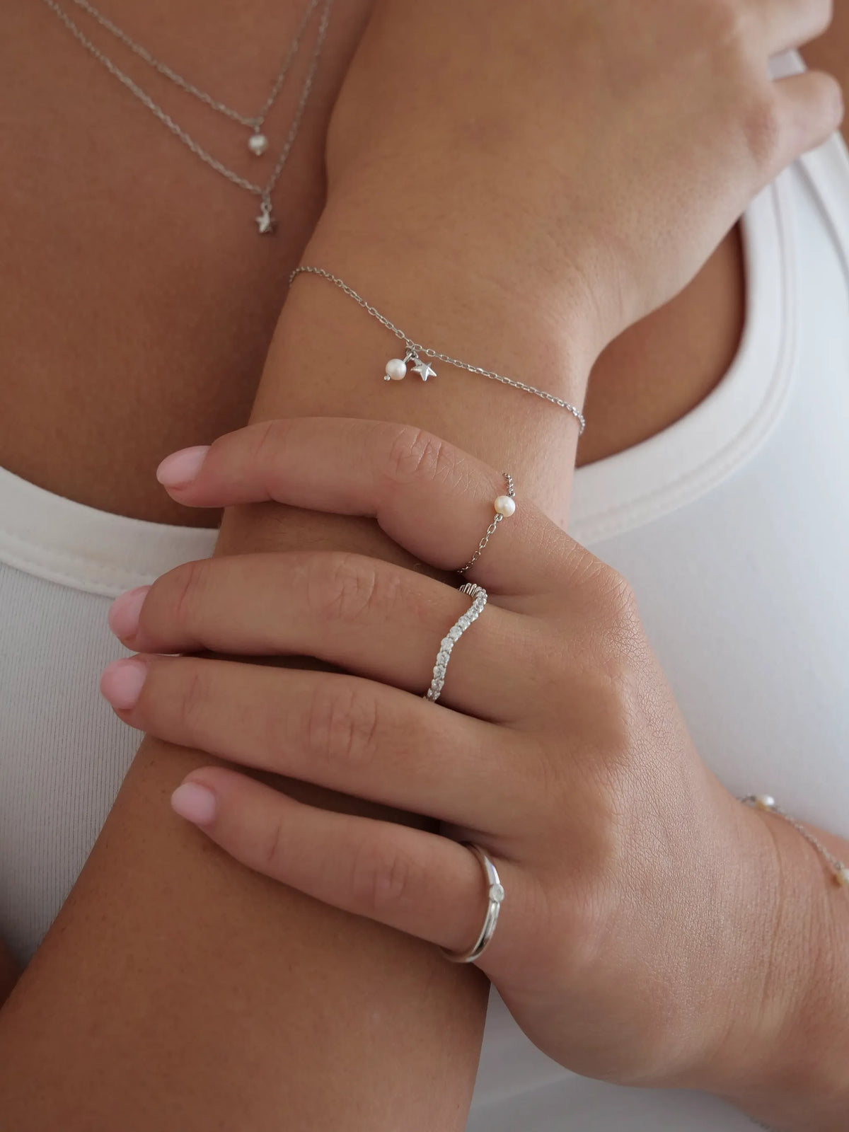 Asteria Pearl Ring