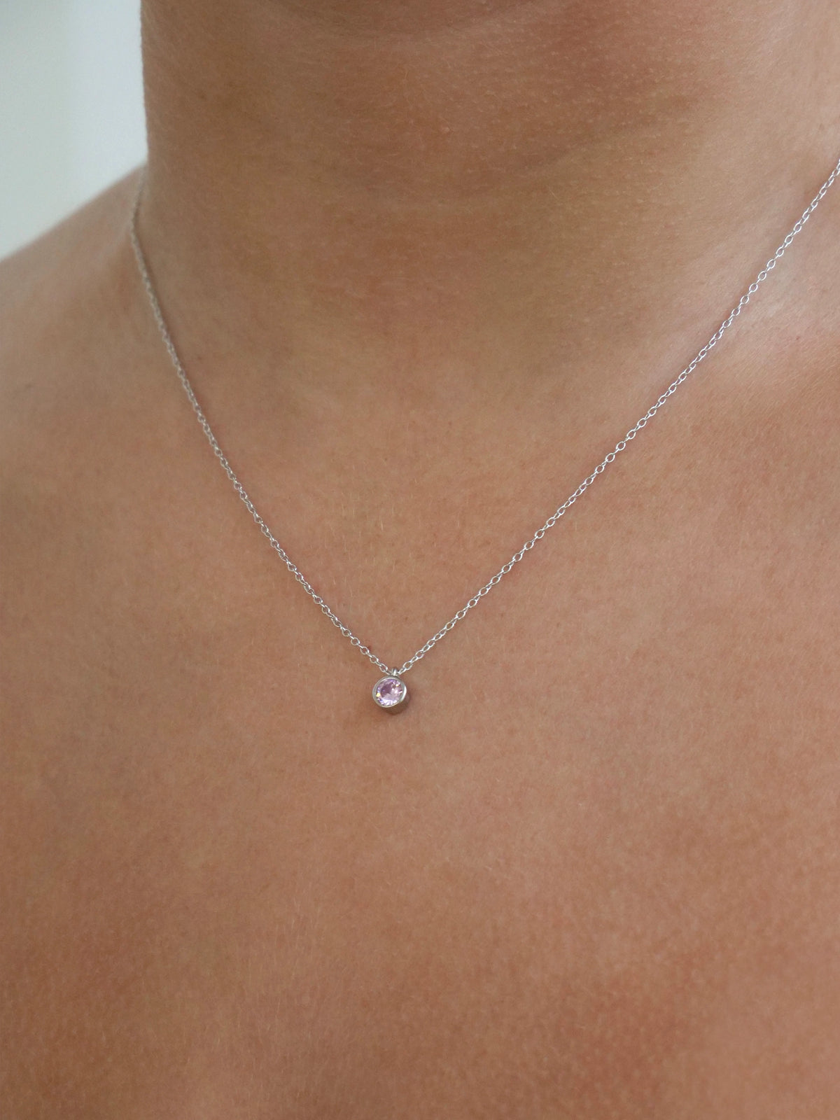 Blush Necklace Silver