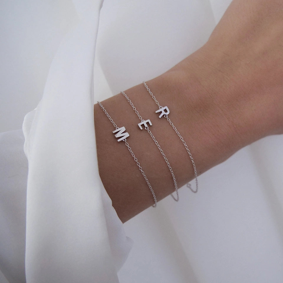 Petite A-Z Letter Bracelets