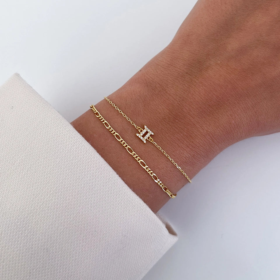 Gemini Charm Bracelet