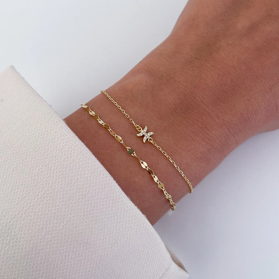 Pisces Charm Bracelet