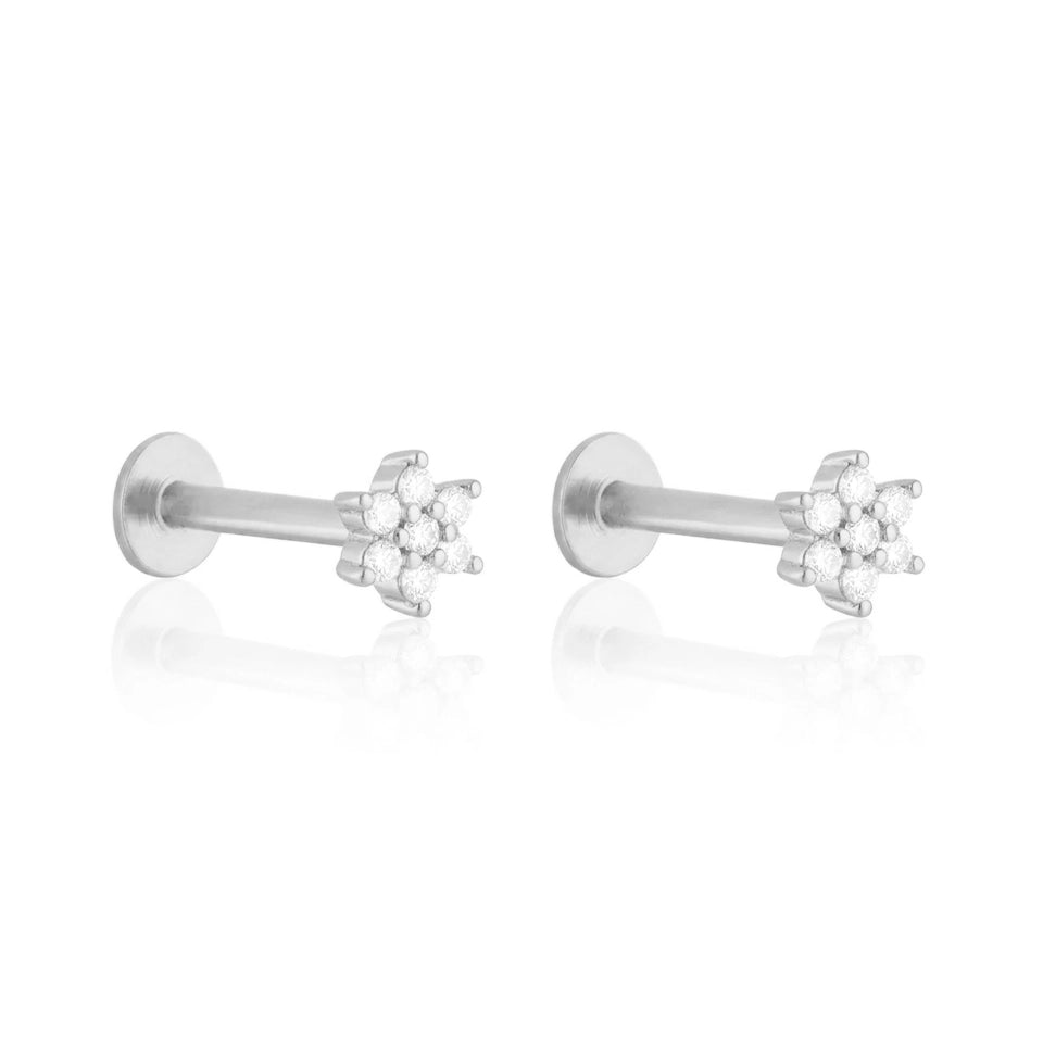 Emilia Flatback Earrings