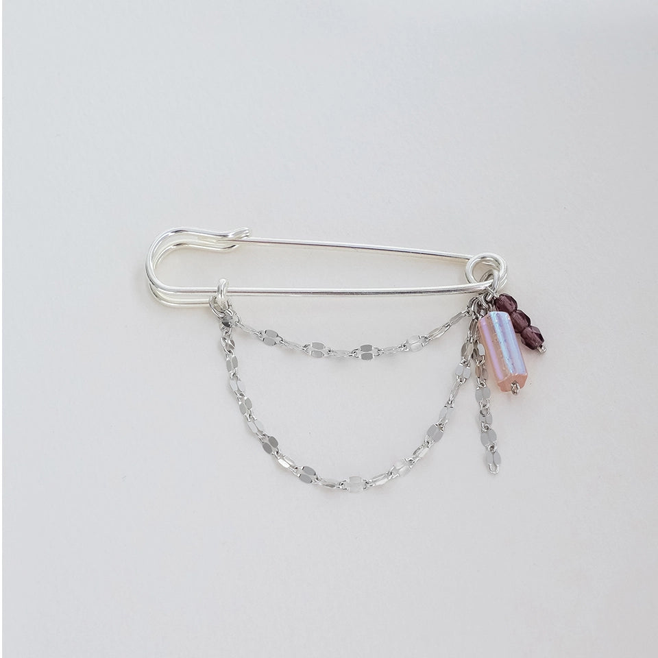 Handmade Violet Brooch