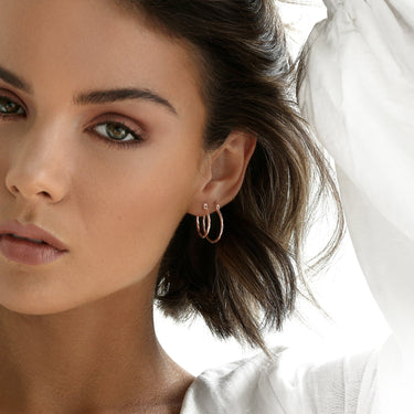 Heidi Hoop Rose Gold