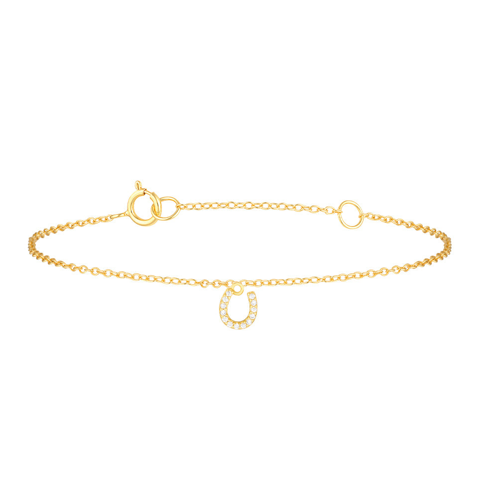 Horseshoe Charm Bracelet-zoom-1