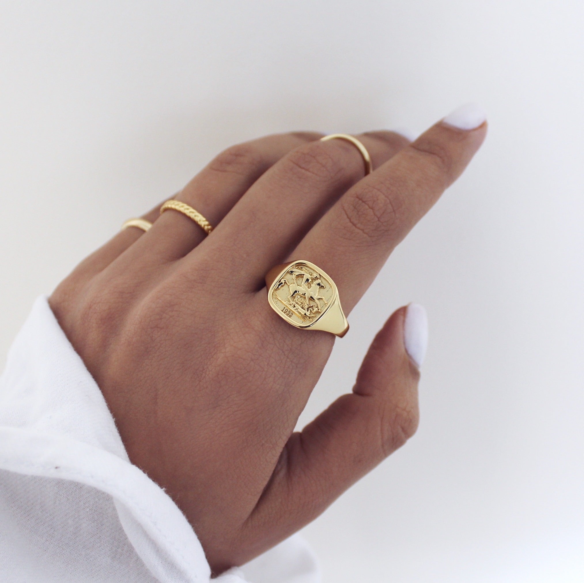 Agia George Ring Gold