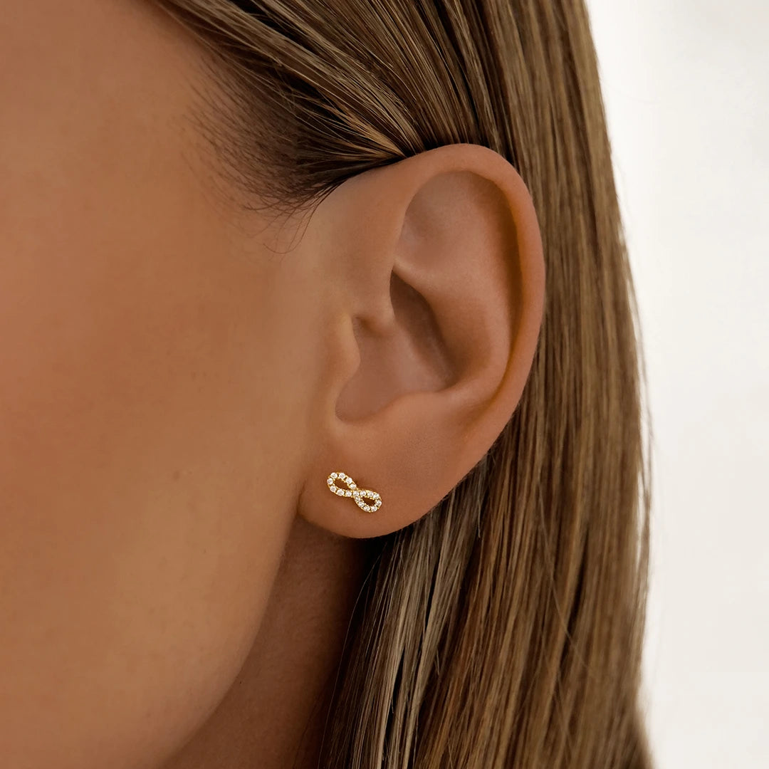 Tiffany infinity pearl earrings Tiffany & Co Silver in Pearl - 37718132