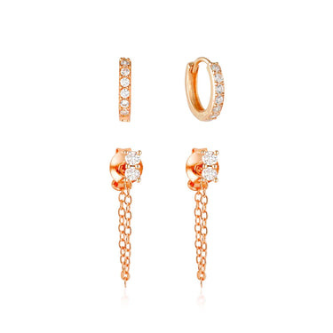 Jet Anniversary Set Rose Gold