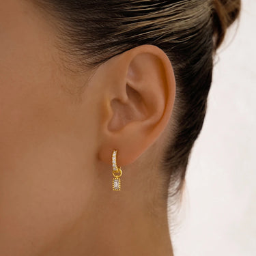 Build Your Earring Set Jet Gold