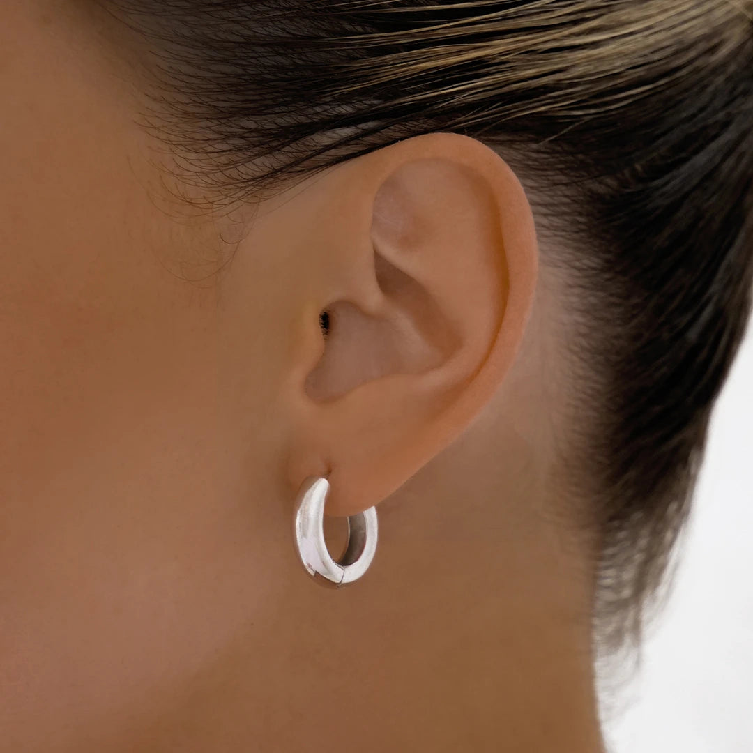 Litsa Hoops Silver