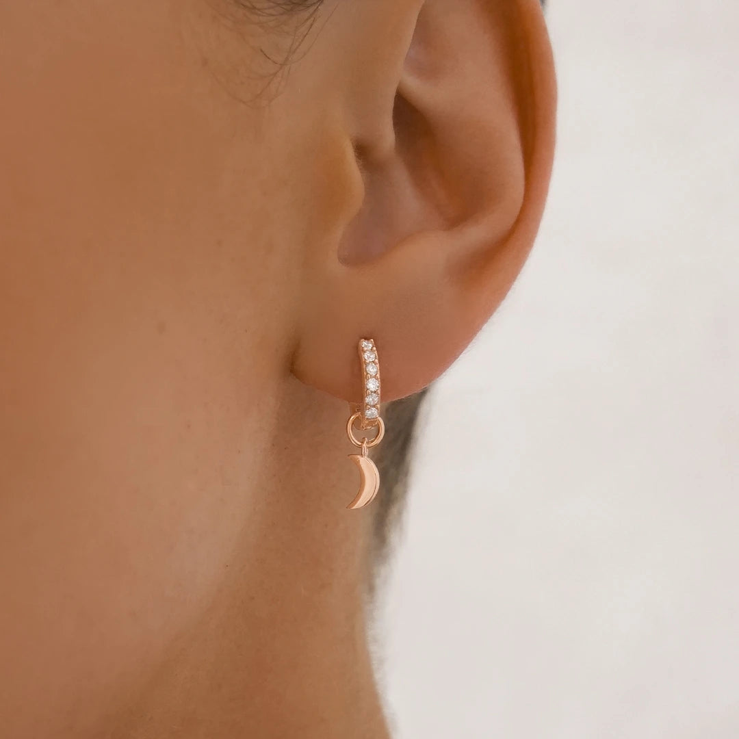 Rose Gold Earring Charms