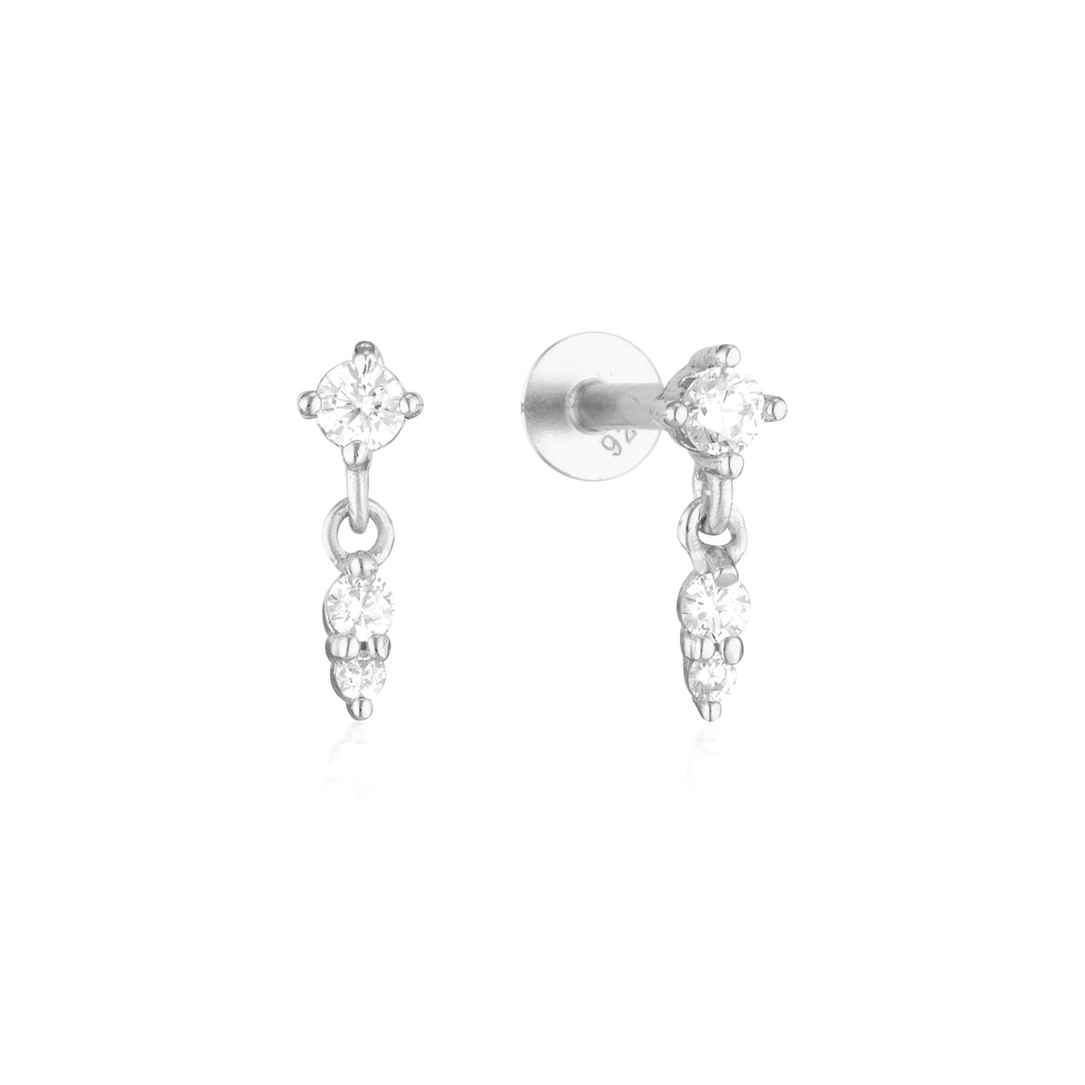 Millie Flatback Earrings