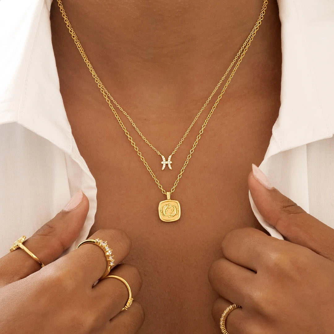 Pisces Charm Necklace