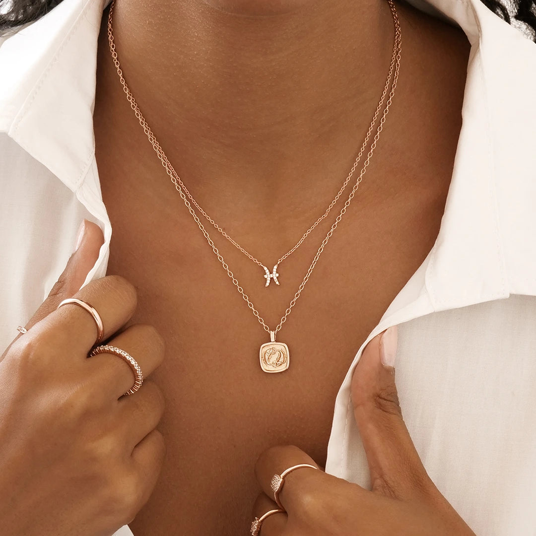 Pisces Charm Necklace