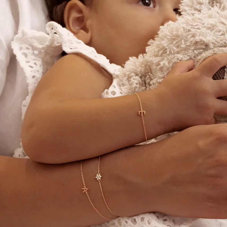 Petite A-Z Letter Bracelets