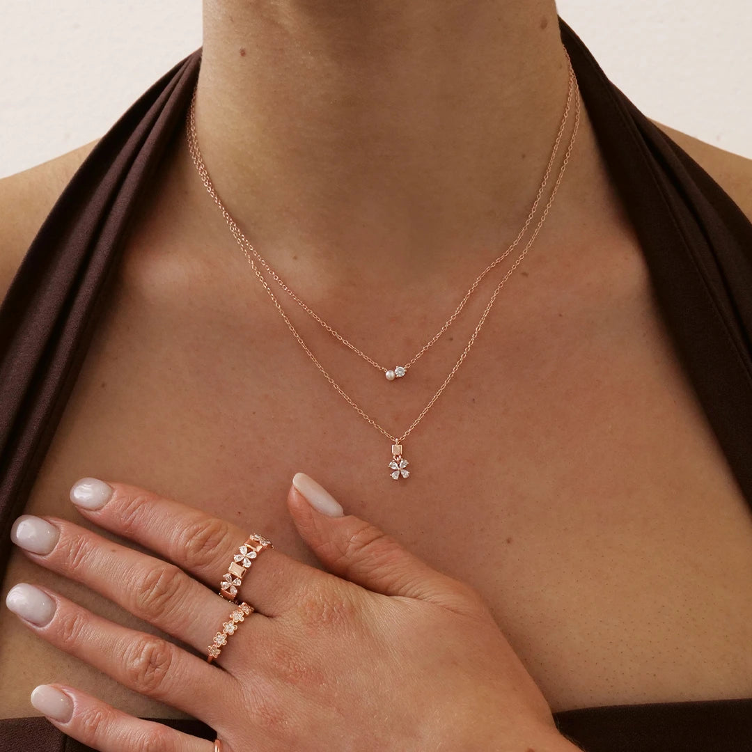 Kiyoma Necklace Rose Gold