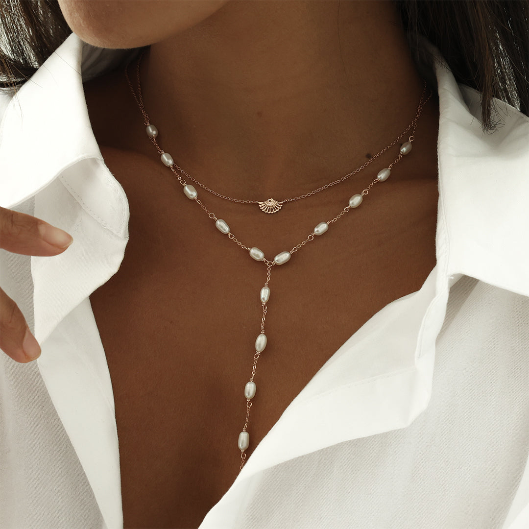 Paloma Necklace Rose Gold