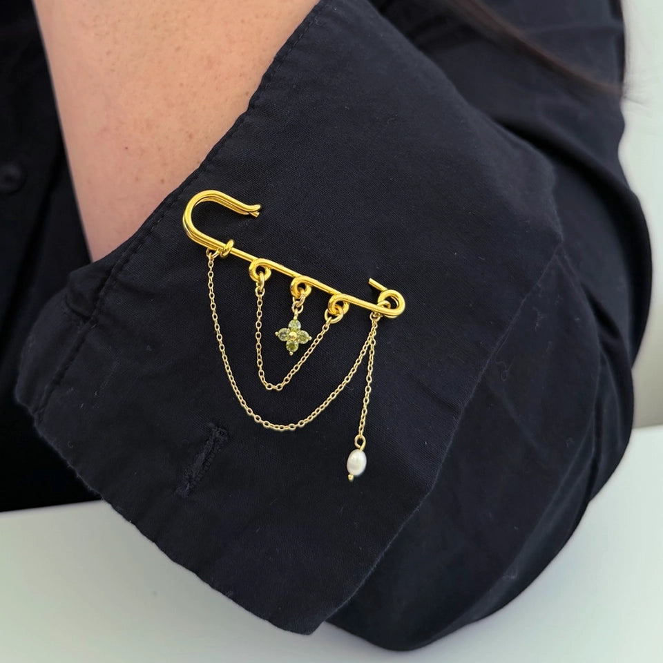 Handmade Luna Brooch