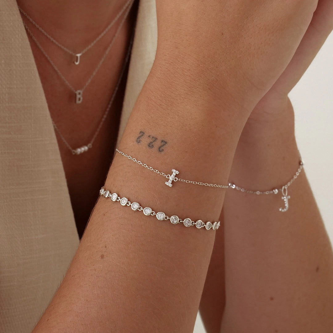 A-Z Bracelets Silver