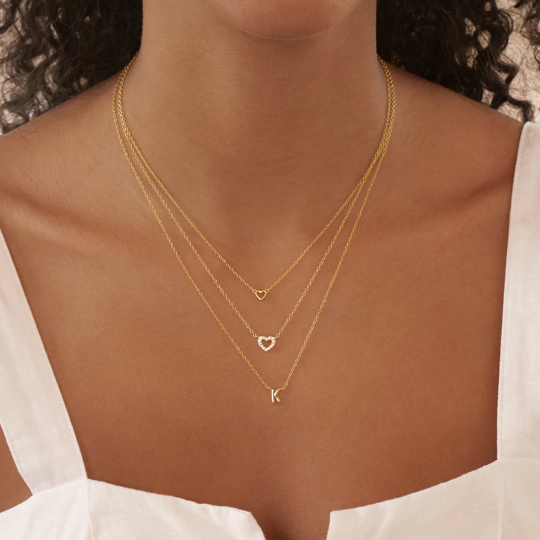 Petite A-Z Letter Necklaces