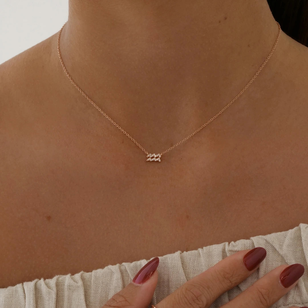 Aquarius Charm Necklace