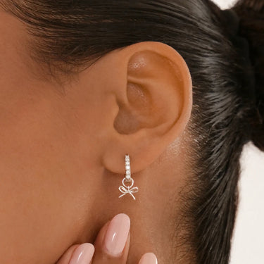Build Your Earring Set Jet Silver