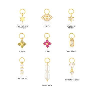 Gold Earring Charm