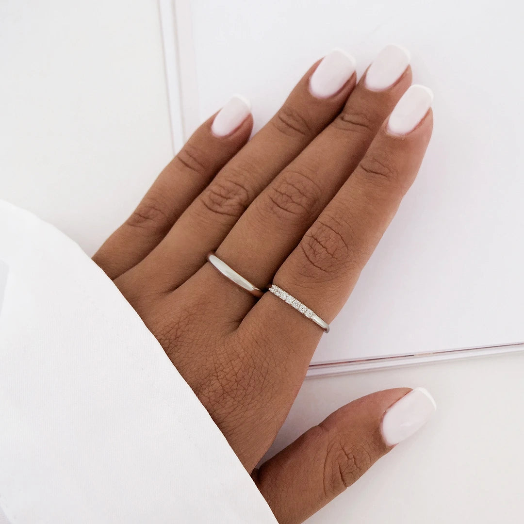 Silver ring for best sale ladies with price