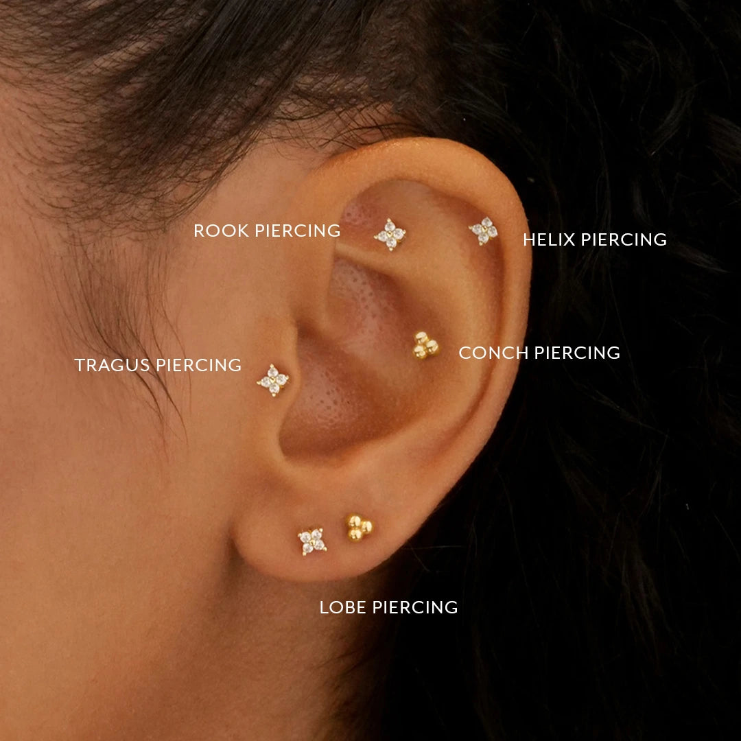 Zita Flatback Earrings