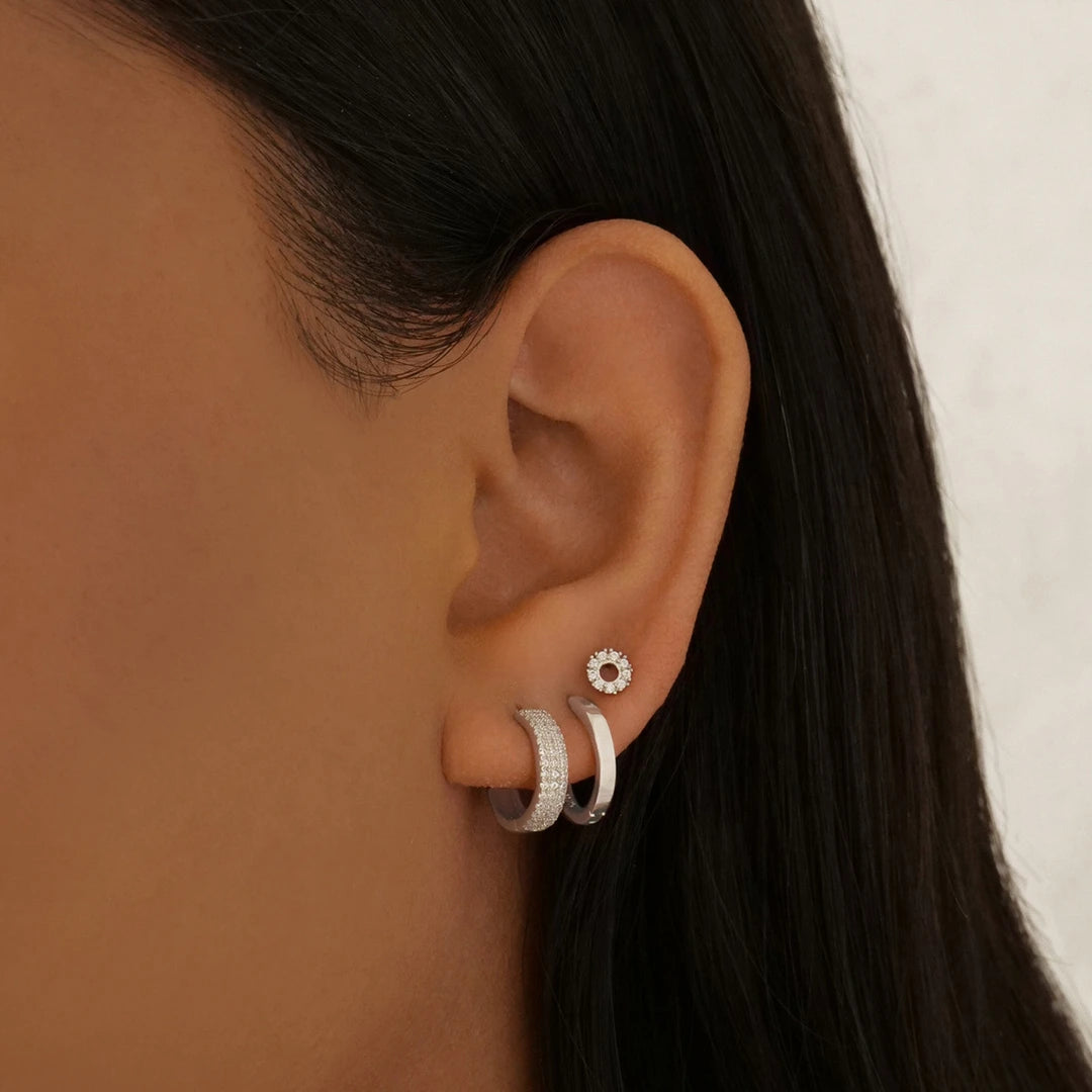 Iman Earrings Silver