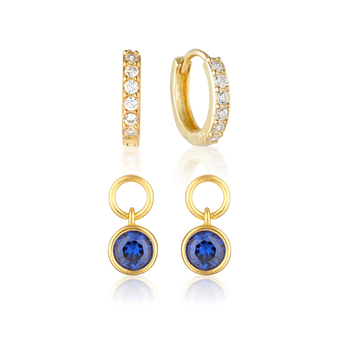 Design Your Birthstone Set Jet Gold