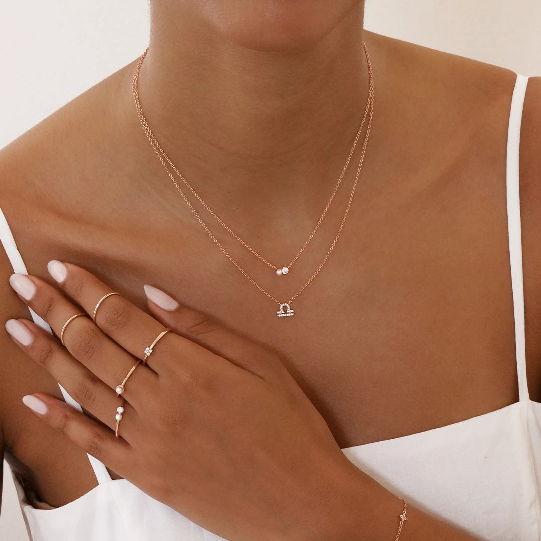 Libra Charm Necklace