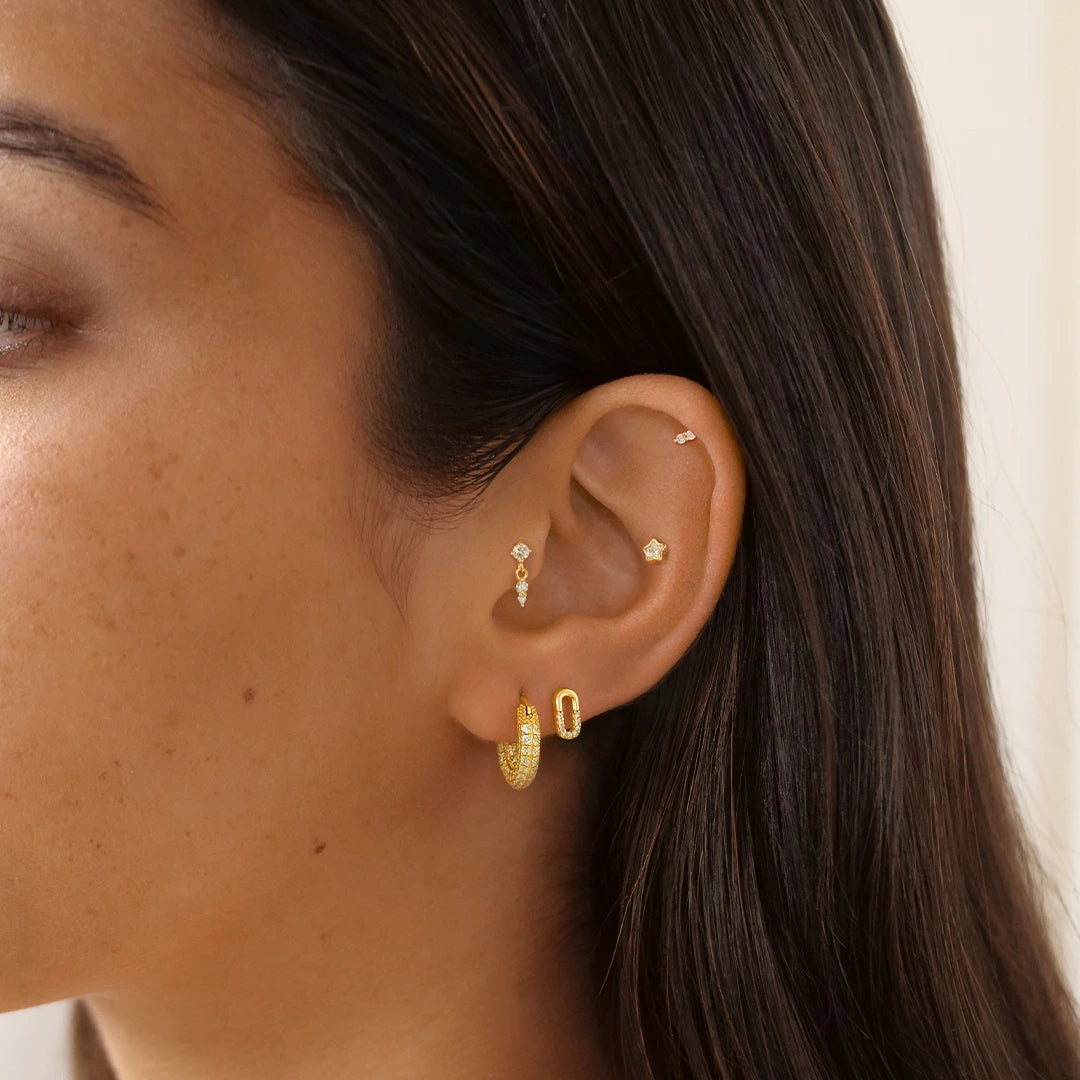 Mae Flatback Earrings