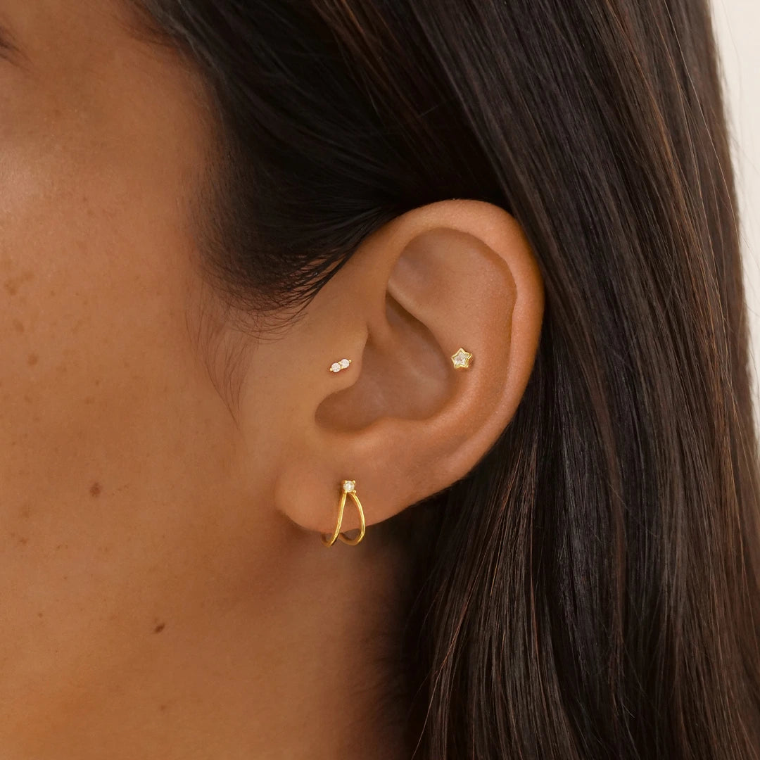 Mae Flatback Earrings