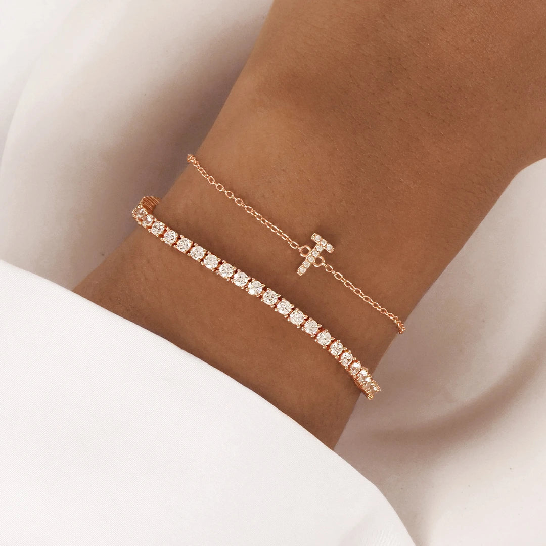 Mariah Bracelet Set Rose Gold